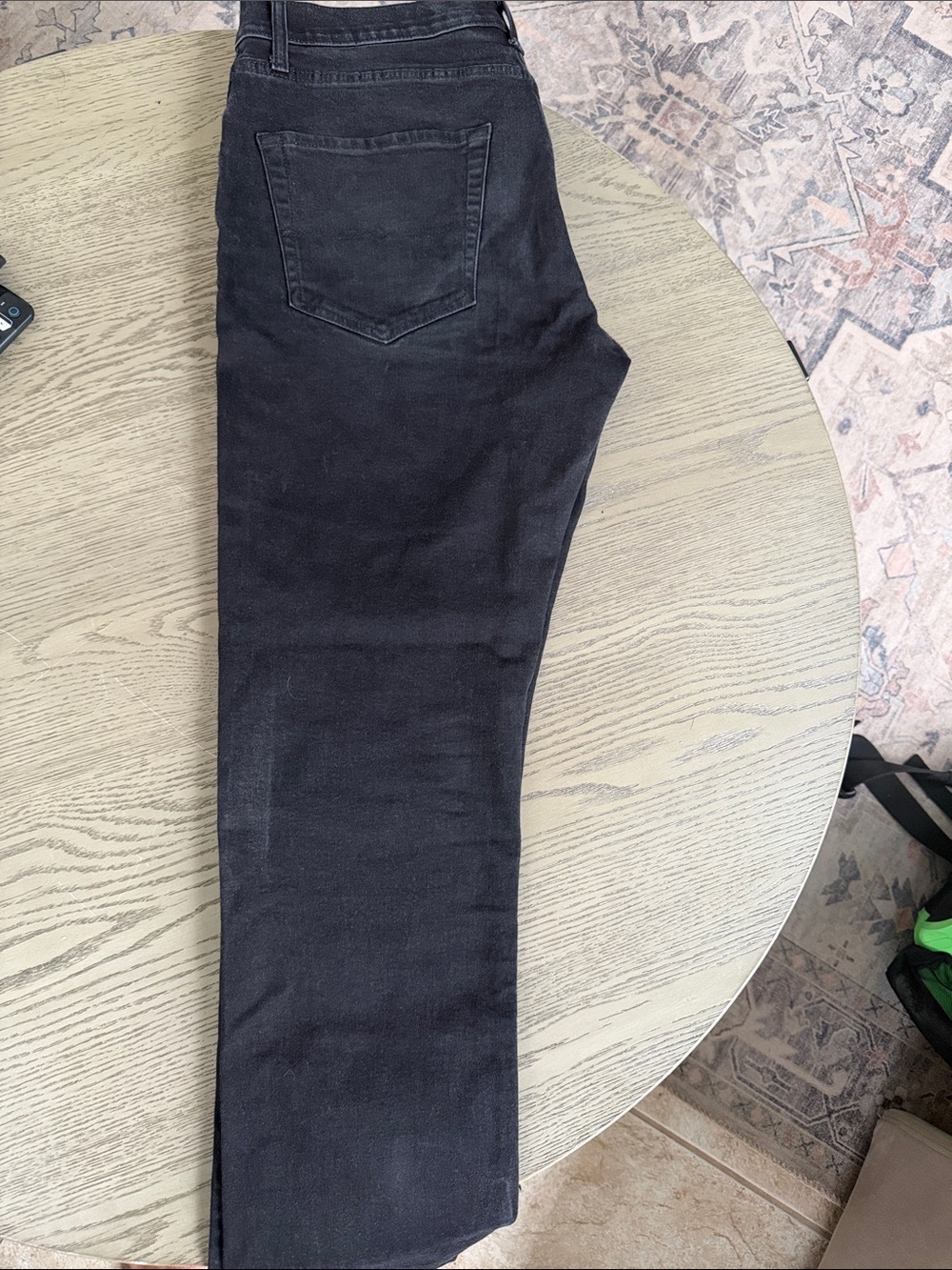 Lucky Brand Men's Dark Black Slim Straight Jeans